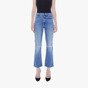 NWT Mother  Hustler Ankle Fray